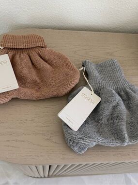 100% Wool Diaper Covers - Gray and Brown